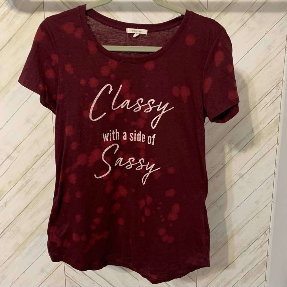 Maurice Graphic Acid Wash Top